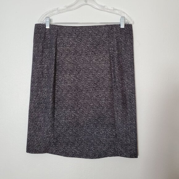 Covington Black & White Textured Two-Piece Suit Jacket & Skirt Womens Size M/L - Picture 4 of 9